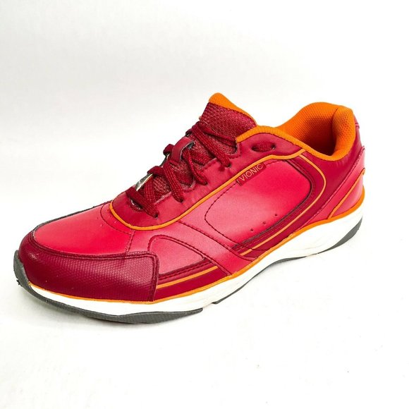 vionic white leather sneakers